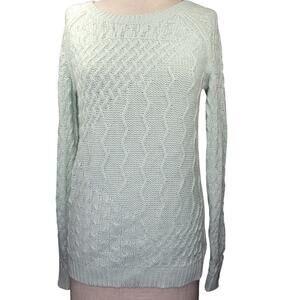 Mint Green Knit Sweater Size Medium